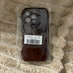 Wine Red w/ Curved Sides iPhone 16 Pro Case